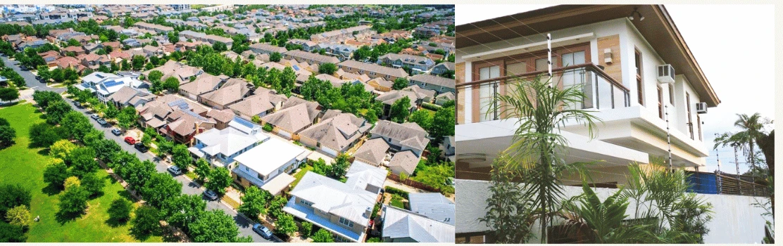 Residential neighborhoods and ProFence residential electric fence installation